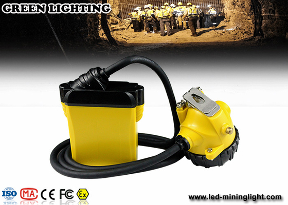 O capacete de segurança de mineração à prova de explosões conduziu luzes 25000 Lux Strong Brightness Corded Style