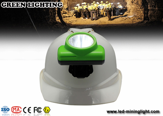 O PC conduziu a lâmpada de tampão dos mineiros, capacetes de segurança de 13000lux Logo Customized Mining Lamps For