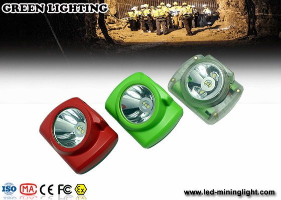 O PC conduziu a lâmpada de tampão dos mineiros, capacetes de segurança de 13000lux Logo Customized Mining Lamps For
