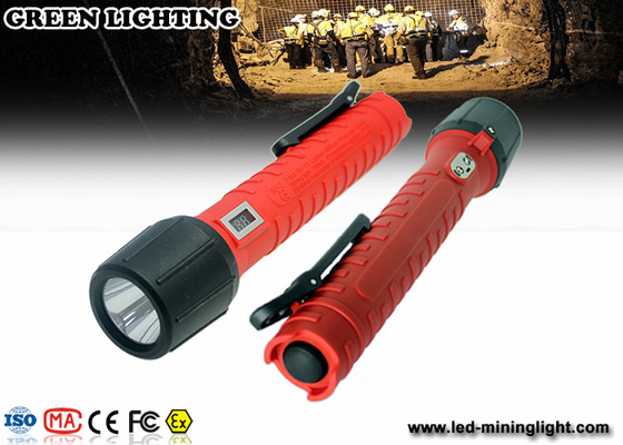 Iluminação recarregável conduzida à prova de explosões do bulbo do Cree da lanterna elétrica da bateria do íon de 18650 Li