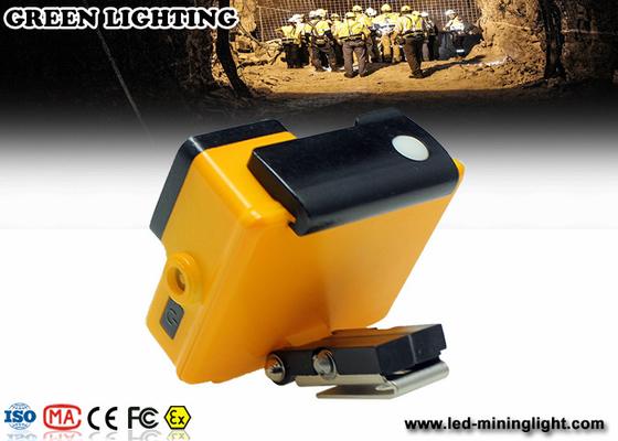 Lâmpada do capacete de 8000 Lux Fire Proof Led Mining com 18650 a bateria, brilho alto