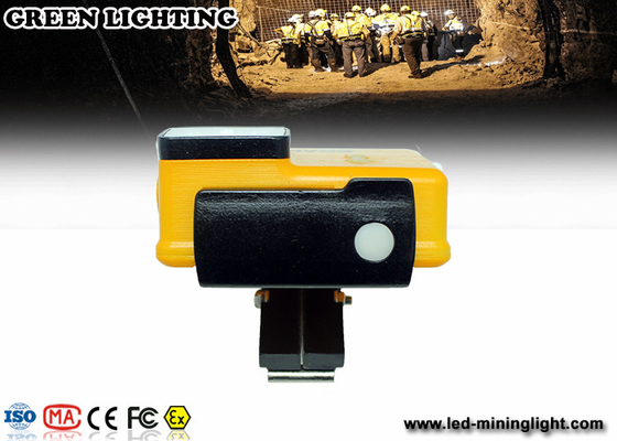 Lâmpada do capacete de 8000 Lux Fire Proof Led Mining com 18650 a bateria, brilho alto