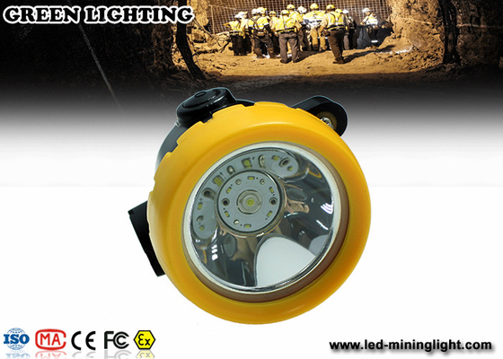 farol sem fio amarelo da mineração 170g GL-T2 intrinsecamente segura com a bateria do Li-íon 2.2Ah com os PP meterial