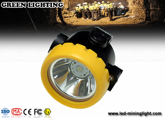 farol sem fio amarelo da mineração 170g GL-T2 intrinsecamente segura com a bateria do Li-íon 2.2Ah com os PP meterial