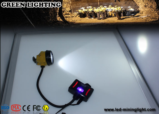 Luzes de mineração impermeáveis do tampão de 28000 Lux 3W IP68 com a caixa de bateria leve de advertência