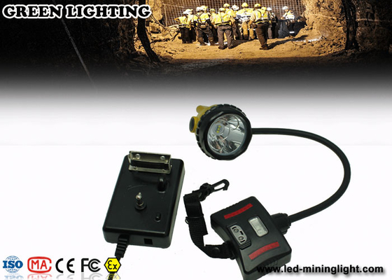 Luzes de mineração impermeáveis do tampão de 28000 Lux 3W IP68 com a caixa de bateria leve de advertência