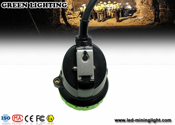 mineiro de carvão Cap Lights Green do diodo emissor de luz do poder superior 5W e lâmpada principal preta 1500mA