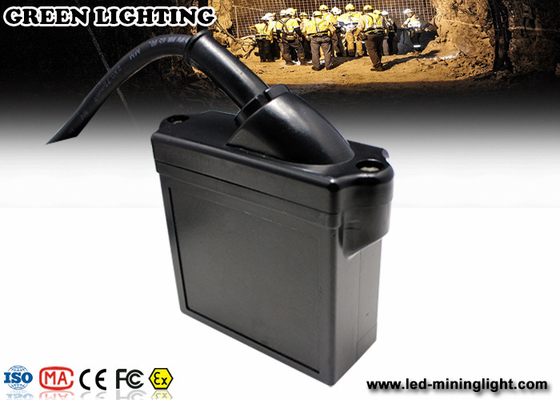 Mineração subterrânea conduzida de lâmpada de tampão com a bateria de lítio de 3.7V 6.6Ah, farol da mineração do diodo emissor de luz do Cree
