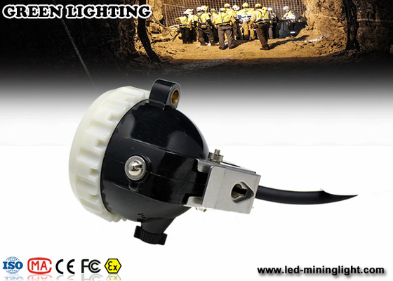 farol da mineração do diodo emissor de luz do brilho 10000lux alto, lâmpadas de tampão subterrâneas de 3.7V 6.6Ah