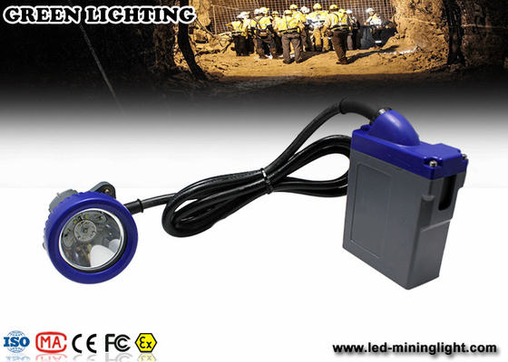 luz forte da mineração do diodo emissor de luz 4000lux, farol da mineração da emergência com 6.6Ah 3.7V Li Ion Battery