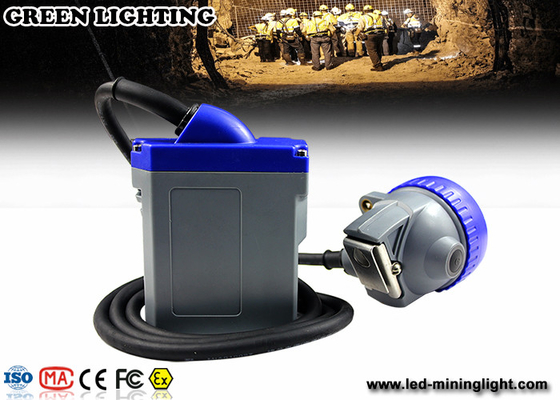luz forte da mineração do diodo emissor de luz 4000lux, farol da mineração da emergência com 6.6Ah 3.7V Li Ion Battery