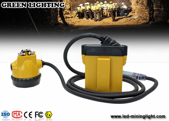 luzes recarregáveis do tampão dos mineiros da bateria 25000lux do li-íon 3.7V com o diodo emissor de luz do indicador do cabo