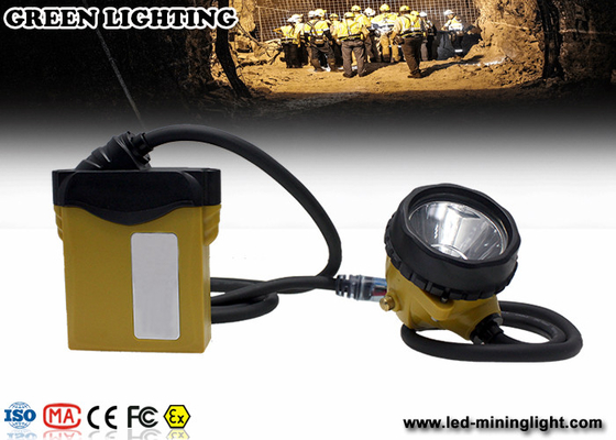 luzes recarregáveis do tampão dos mineiros da bateria 25000lux do li-íon 3.7V com o diodo emissor de luz do indicador do cabo