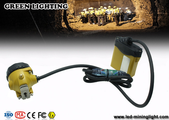 Luz de mineração do diodo emissor de luz de 25000 Lux Waterproof com advertência da luz vermelha no cabo
