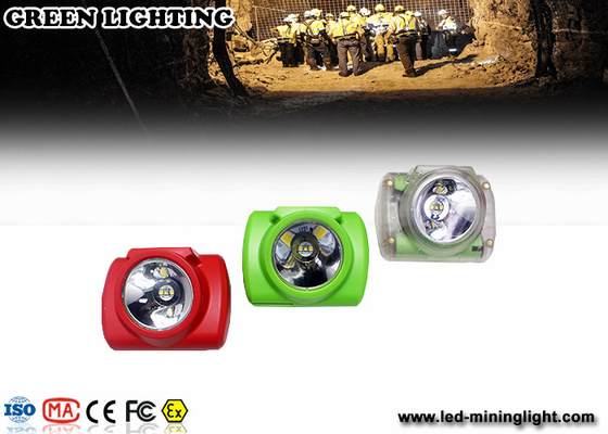 Brilho alto de mineração sem corda recarregável plástico de Headlamp 13000lux do mineiro do diodo emissor de luz das luzes do PC