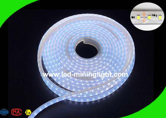 Anti choque luminoso flexível explosivo de tira do diodo emissor de luz resistente com gel de silicone