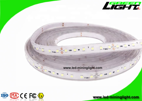 Anti choque luminoso flexível explosivo de tira do diodo emissor de luz resistente com gel de silicone