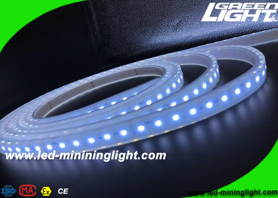 24 do rolo flexível das luzes de tira 5m/do diodo emissor de luz do volt vidas longas à prova de explosões