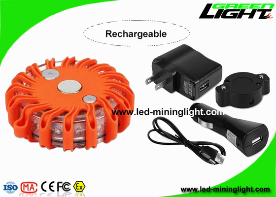 Iluminação Handheld de Crushproof Fred Led Road Flare Emergency, luzes de aviso do carro com ganchos