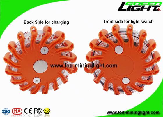 Alargamento de advertência recarregável magnético do diodo emissor de luz de FRED Flashing Roadside Emergency Disc com o impacto impermeável - resistente