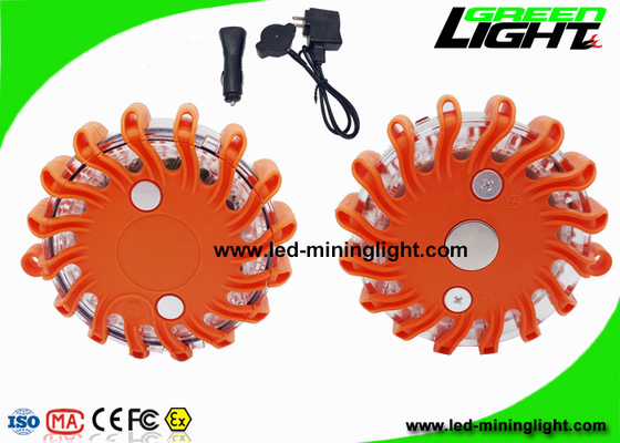 Luz de aviso magnética do diodo emissor de luz de Amber Safety Flashing para o alargamento da estrada do sinal de tráfego da emergência
