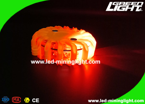 Luz de aviso magnética do diodo emissor de luz de Amber Safety Flashing para o alargamento da estrada do sinal de tráfego da emergência