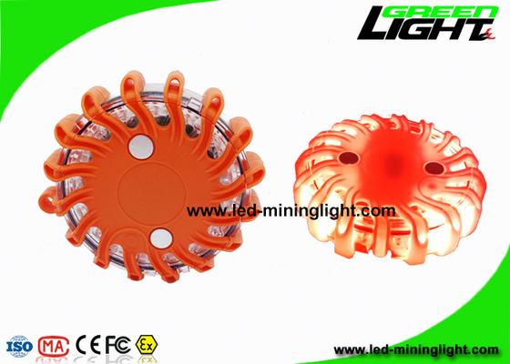 Luz de aviso magnética do diodo emissor de luz de Amber Safety Flashing para o alargamento da estrada do sinal de tráfego da emergência
