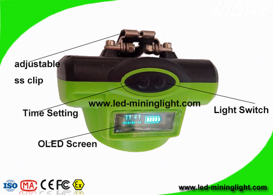 as luzes 6.8Ah de mineração sem corda impactam - resistente com o carregador de USB da tela de OLED
