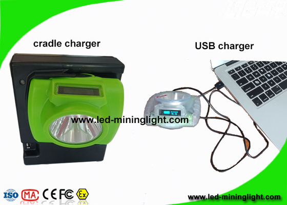 as luzes 6.8Ah de mineração sem corda impactam - resistente com o carregador de USB da tela de OLED
