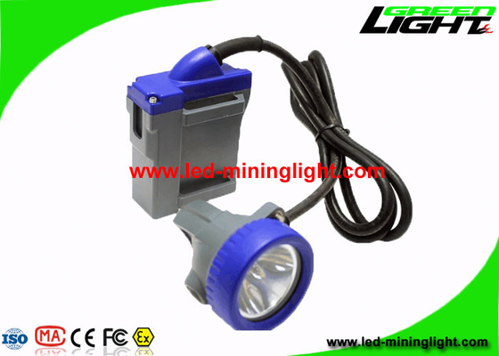 Lâmpada de tampão resistente 10000 Lux With Cable dos mineiros de choque 1.4m/1.6m