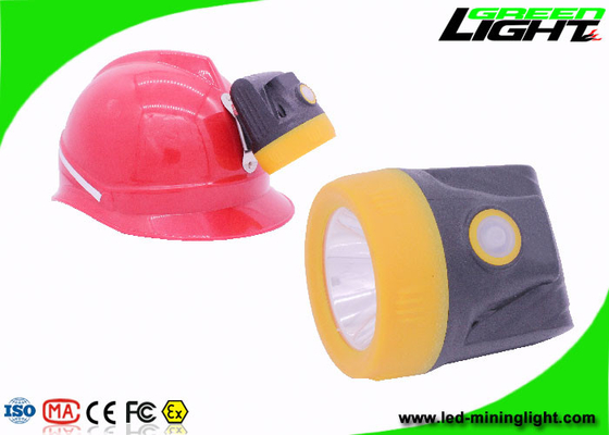 Farol recarregável impermeável dos mineiros IP68 10000 Lux com escudo colorido e 220g fácil levar