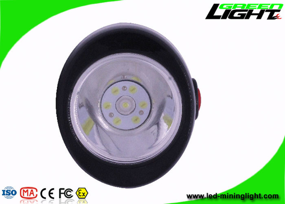 Luzes carbonosas longas do tempo de trabalho, luz de 4000 Lux High Beam Miners Helmet