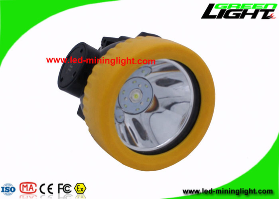 segurança alta material recarregável portátil do PC + do ABS do farol do diodo emissor de luz 2.2Ah
