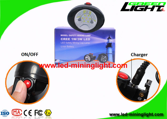 a mineração sem corda de 3.7V 450mA ilumina a cor de 10000 Lux Moisture Proof With Black