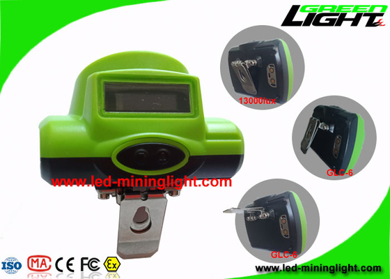 Tela SOS de Oled da lâmpada de 13000 Lux Safety Miners Cordless Cap com USB/carregador do berço 