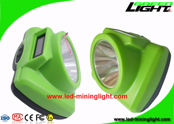 Tela SOS de Oled da lâmpada de 13000 Lux Safety Miners Cordless Cap com USB/carregador do berço 