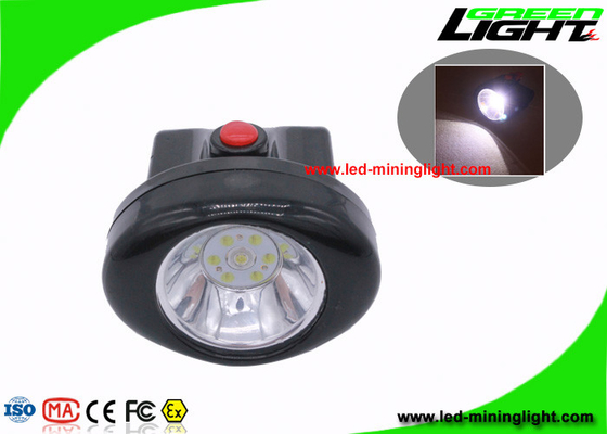 2,8 Ah farol sem corda da mineração do diodo emissor de luz com o peso leve preto da cor