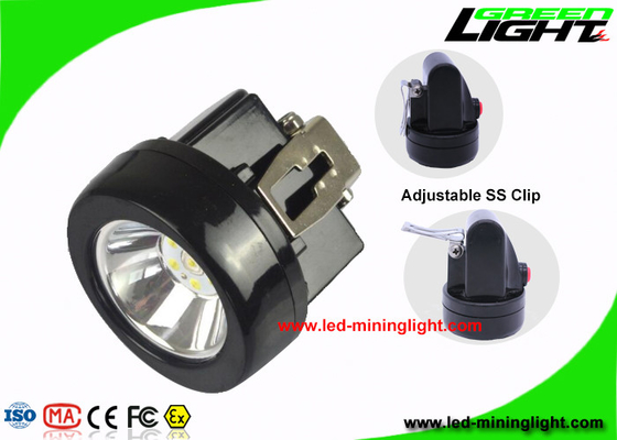 2,8 Ah farol sem corda da mineração do diodo emissor de luz com o peso leve preto da cor