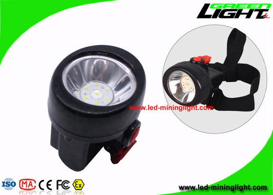2,8 Ah farol sem corda da mineração do diodo emissor de luz com o peso leve preto da cor