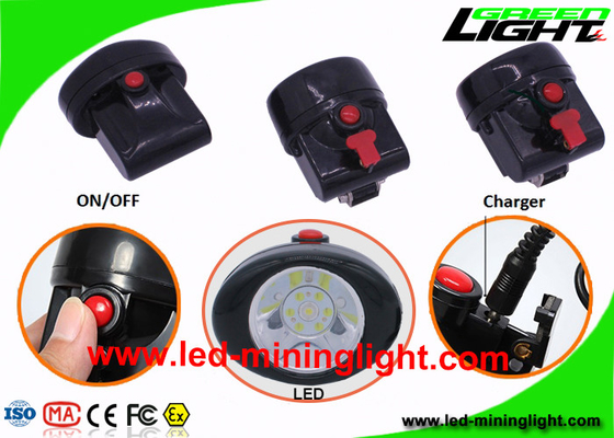 3.7V Li - horas de tempo de iluminação de Ion Battery Mining Cap Lights 13 recarregáveis - 15