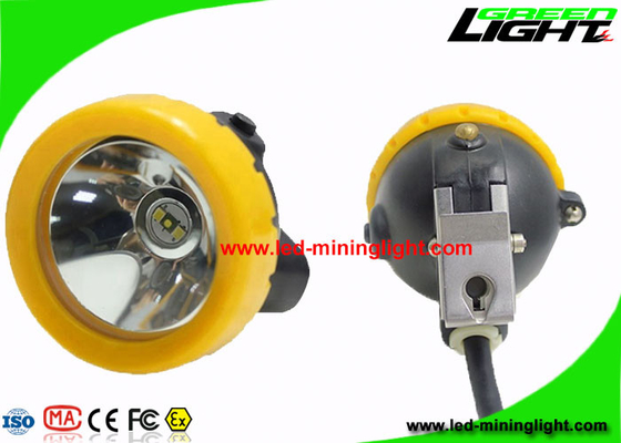 7,8 Ah farol IP68 dos mineiros de carvão do feixe alto impermeável com Li - Ion Battery recarregáveis