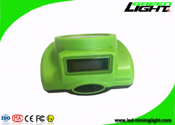 verde 3.7V sem corda da lâmpada de tampão dos mineiros do brilho 13000lux com PC Shell
