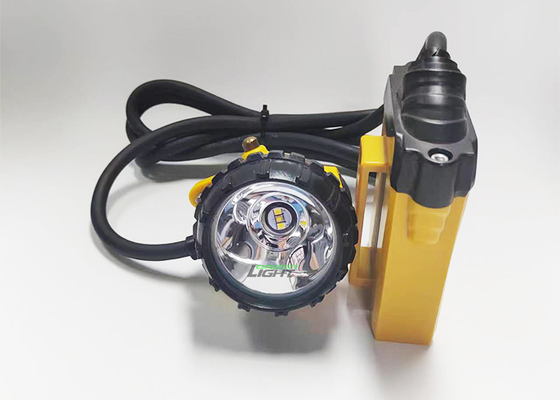 348lum 3W Lâmpada de mina de carvão Lâmpadas de cabeça de segurança de mineiros a LED recarregáveis 10,4Ah Grande capacidade de bateria