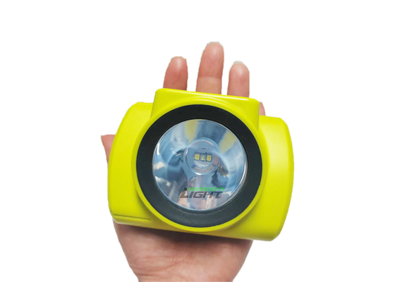 Nova e agradável lanterna de cabeça LED para mineiro, design de 25000 lux, à prova d'água IP68, luzes de mineração recarregáveis com SOS