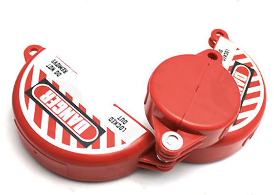 Bloqueio de Válvula Gaveta Vermelho para Válvulas de 25mm-330 mm, Bloqueio de Válvula Gaveta Padrão Material ABS