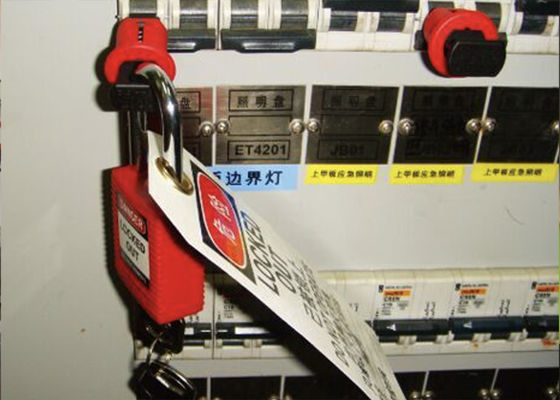 Bloqueio de disjuntor mini de nylon PA Bloqueio de disjuntor em miniatura, Bloqueio elétrico padrão Pin Out