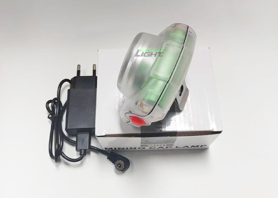 Lâmpada de capacete LED à prova d'água de tamanho compacto 199g, farol de mineiro 23000lux 4,4W, luz de mineiro potente