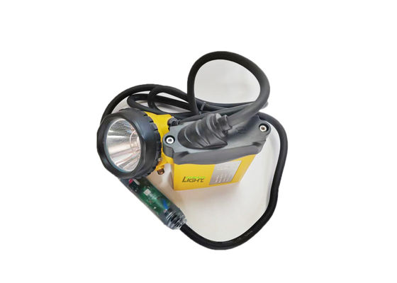 10.4Ah bateria de iões de lítio recarregável mineiros lâmpada de capacete IP68 à prova d'água 3W lâmpada de tampa de mineração com luz SOS