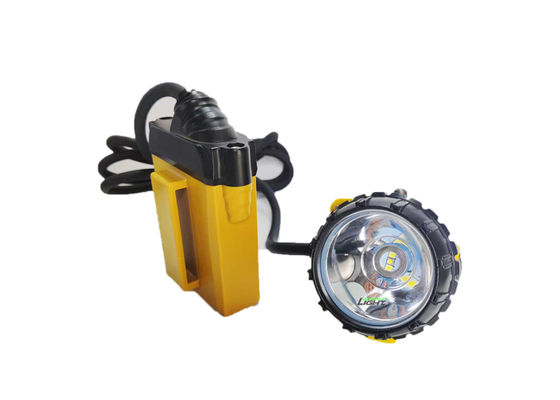 25000lx 10400mah Ip68 Lâmpada de capacete de mineração LED Lâmpada de frente de mineiros anti-explosiva 348lum