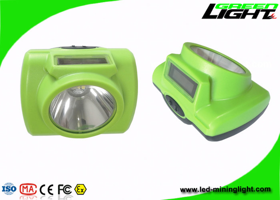 25000lux o tempo de funcionamento do brilho 13-15hourd conduziu faróis de mineração com carga oled de USB da tela e do apoio